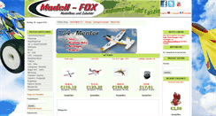 Desktop Screenshot of modellfox.at